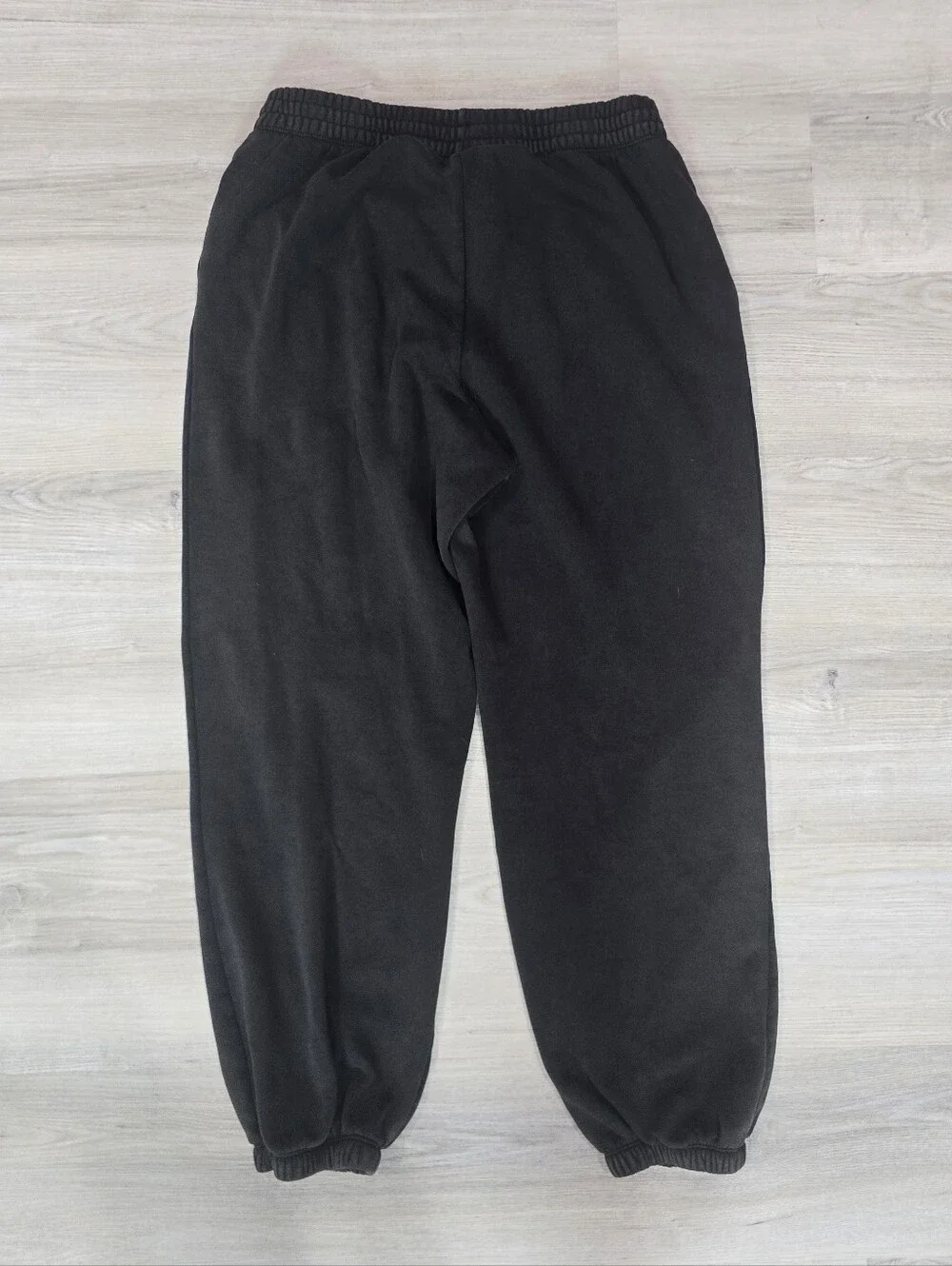 Champion Mens Acid Black Jogger Sweatpants with Logo Size L
